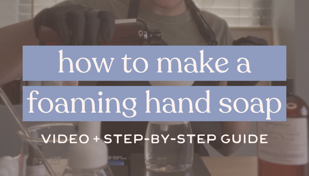 how to make a foaming hand soap