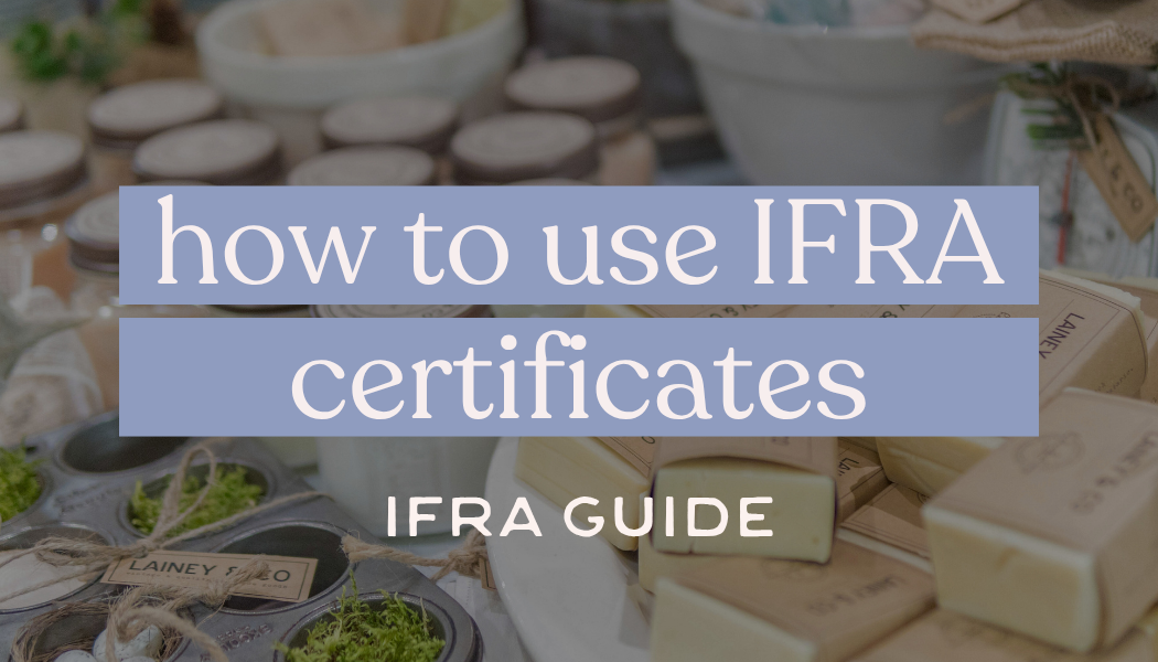 how to use ifra certificates