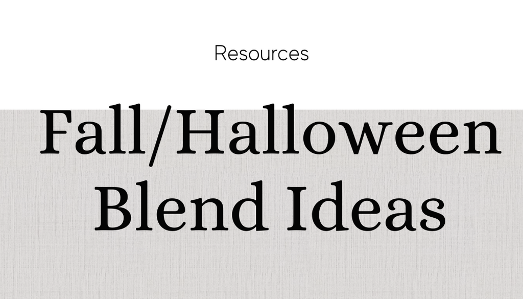 MWFC Fall/Halloween Oil Blend Ideas