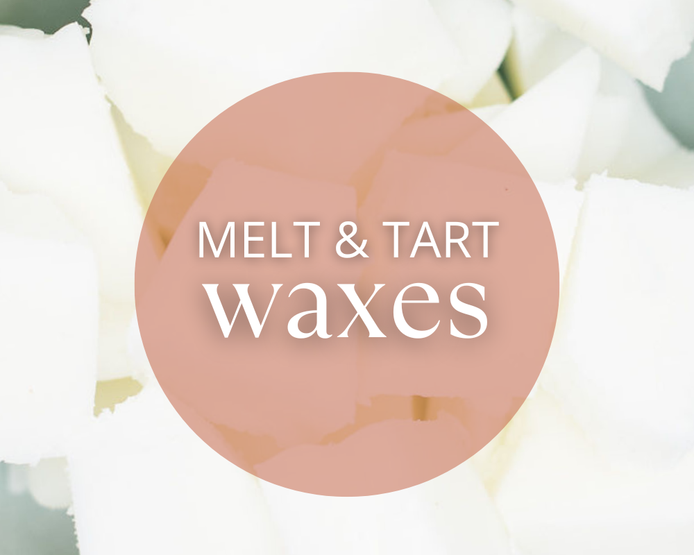 wax for melt making with words melt and tart waxes