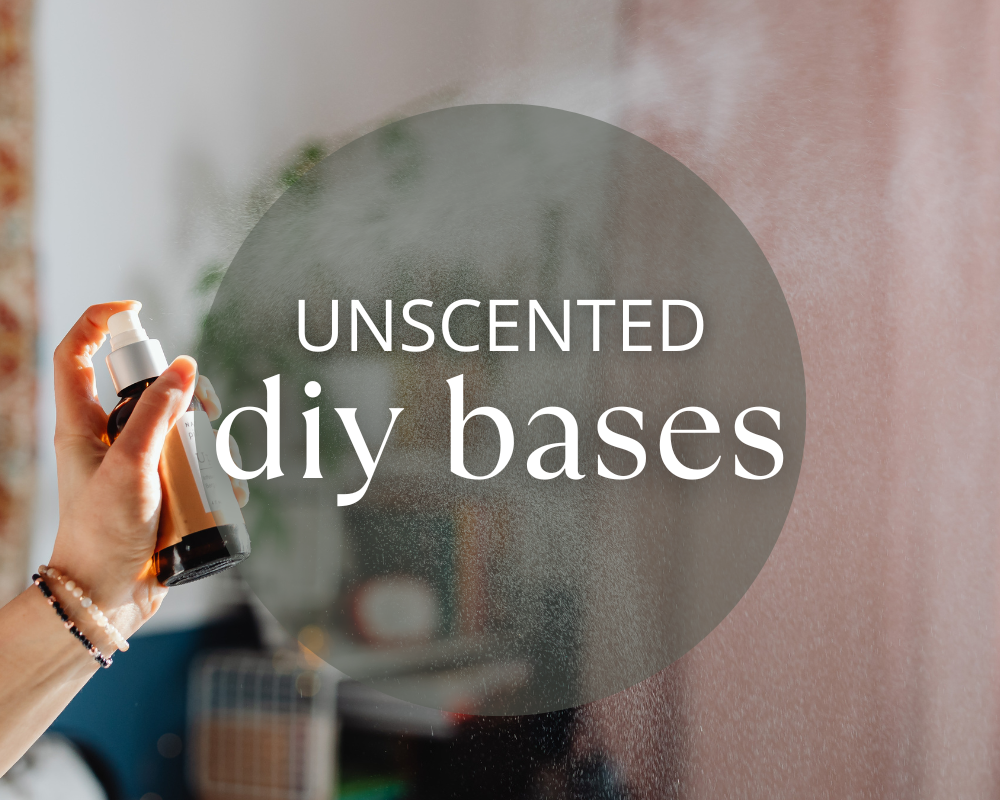 room spray with words unscented DIY bases
