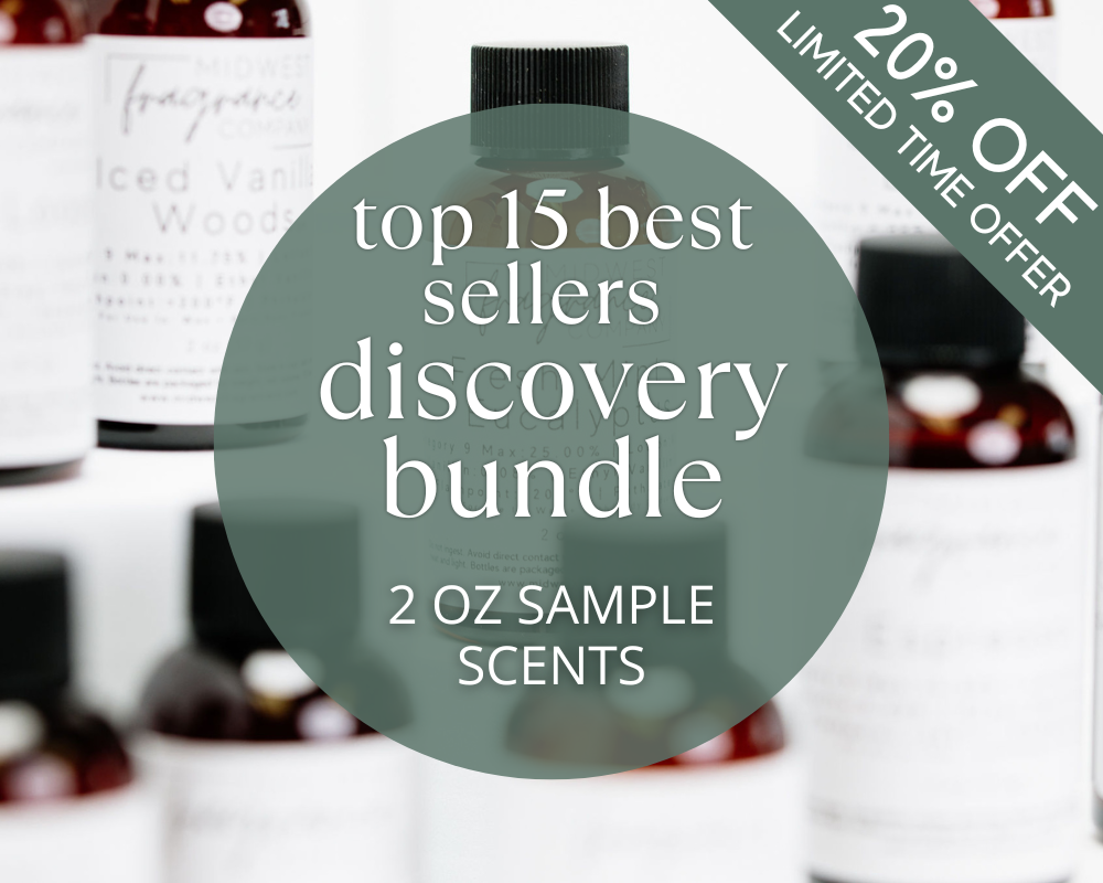 Top 15 Best Sellers Scent Discovery Bundle | 2 oz Samples
