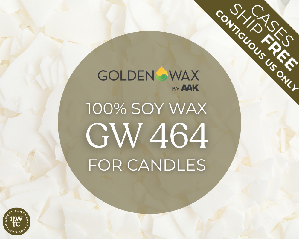 Golden Wax 464 | 100% Soy Candle Wax | Container Wax – Midwest