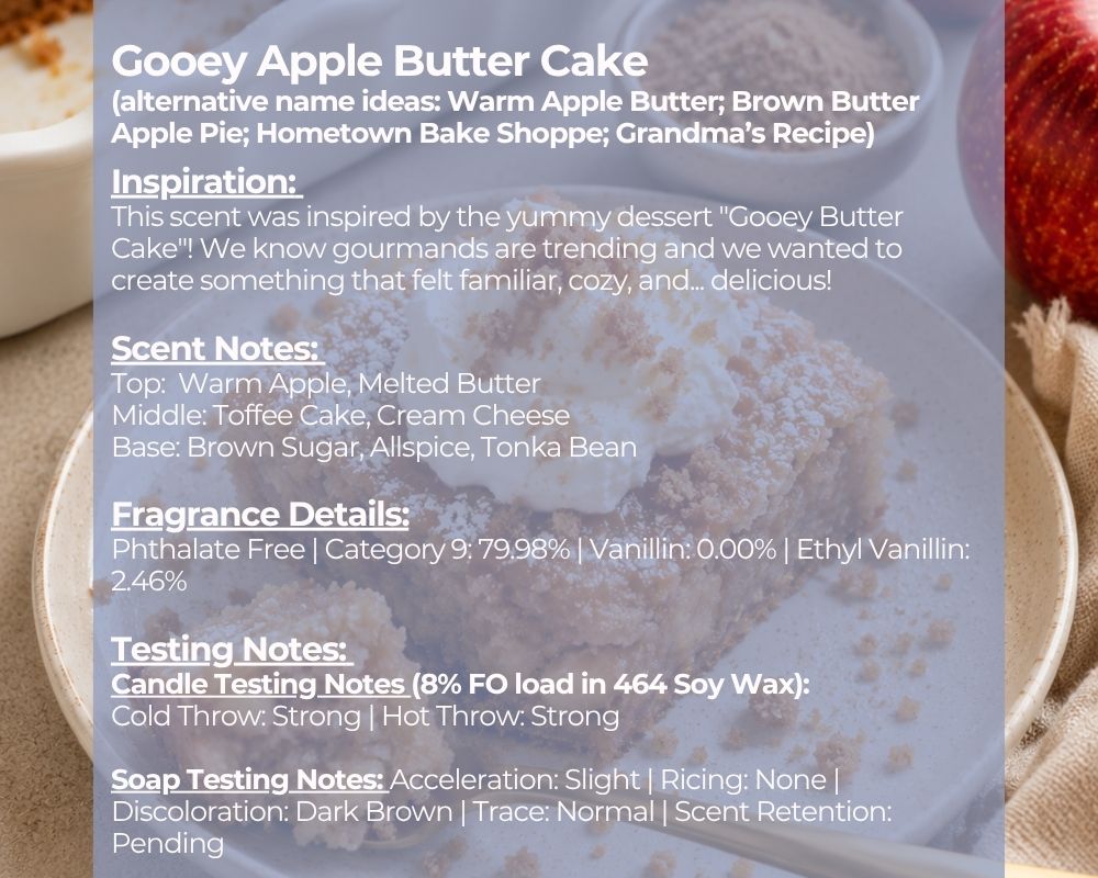 Gooey Apple Butter Cake - Fragrance Oil