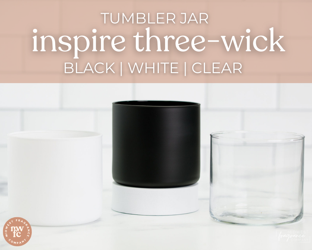 Inspire Candle Vessel | 3-Wick Tumbler Jar