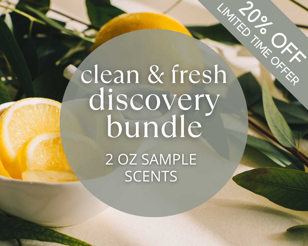 Clean & Fresh Scent Discovery Bundle | 2 oz Samples