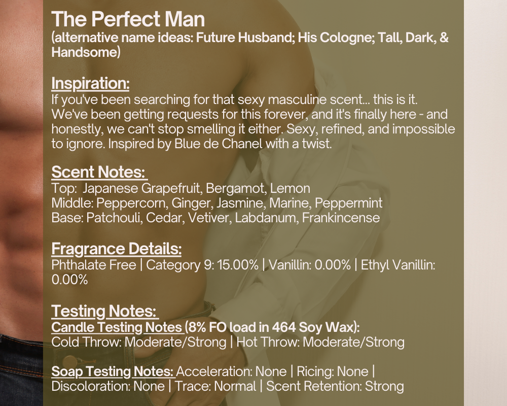 The Perfect Man - Fragrance Oil