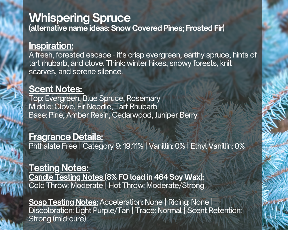 Whispering Spruce - Fragrance Oil