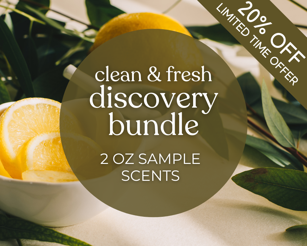 Clean & Fresh Scent Discovery Bundle | 2 oz Samples