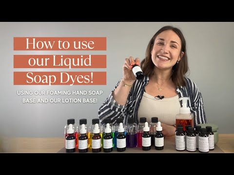 Liquid Soap Dyes for Personal Care Products