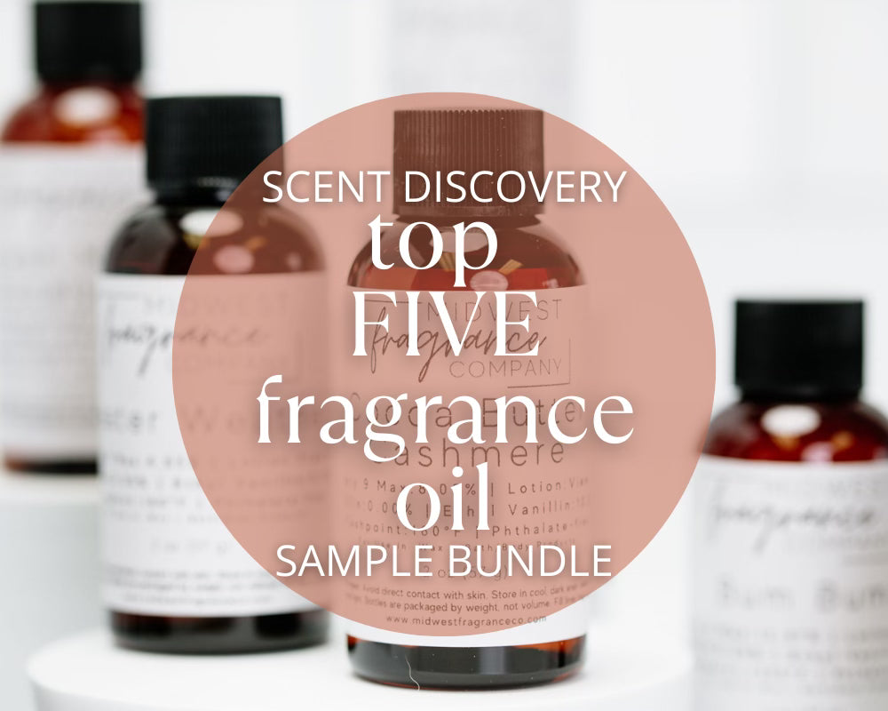 Scent Discovery Sample Pack | Top 5 Fragrance Oils