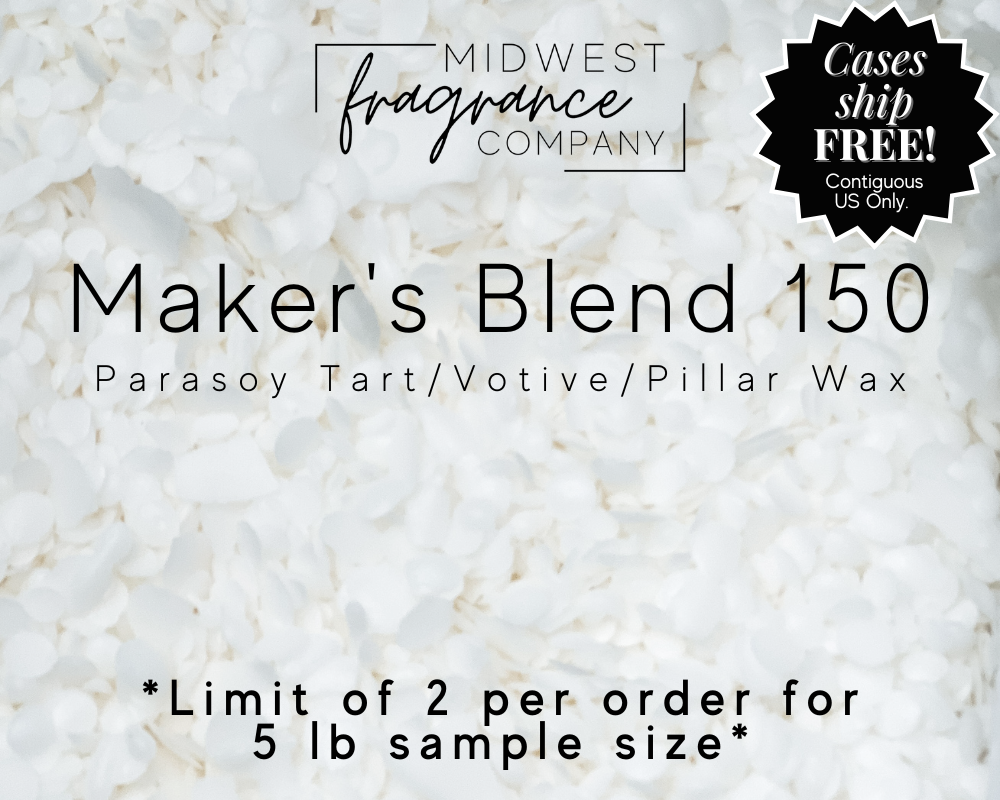 Maker's Blend 150, Para-Soy Tart + Votive + Pillar Wax, For Wax Melt