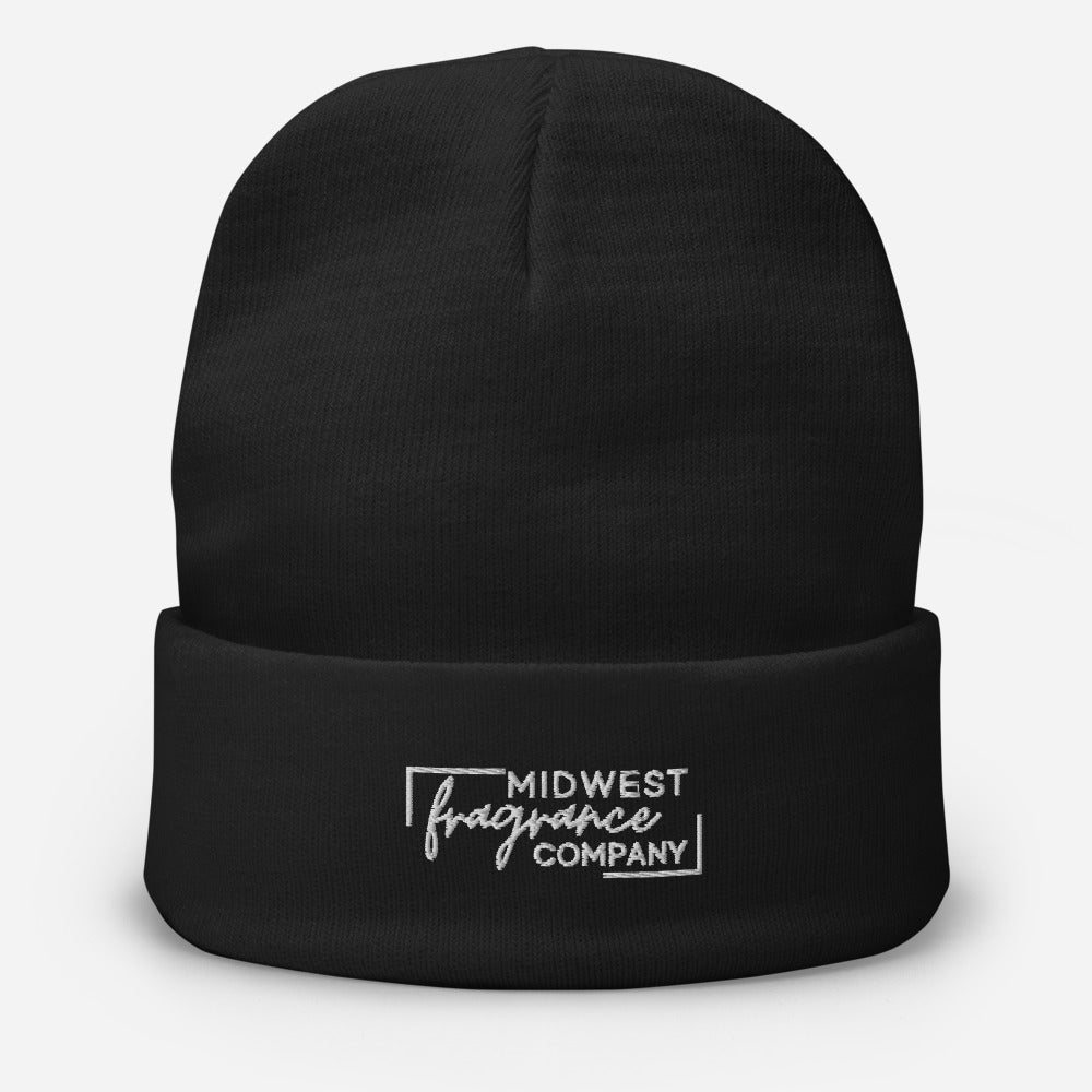 Black Embroidered Beanie with MWFC Logo