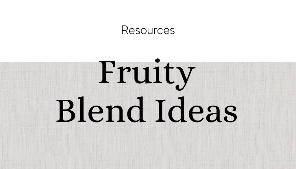 MWFC Fruity Oil Blend Ideas