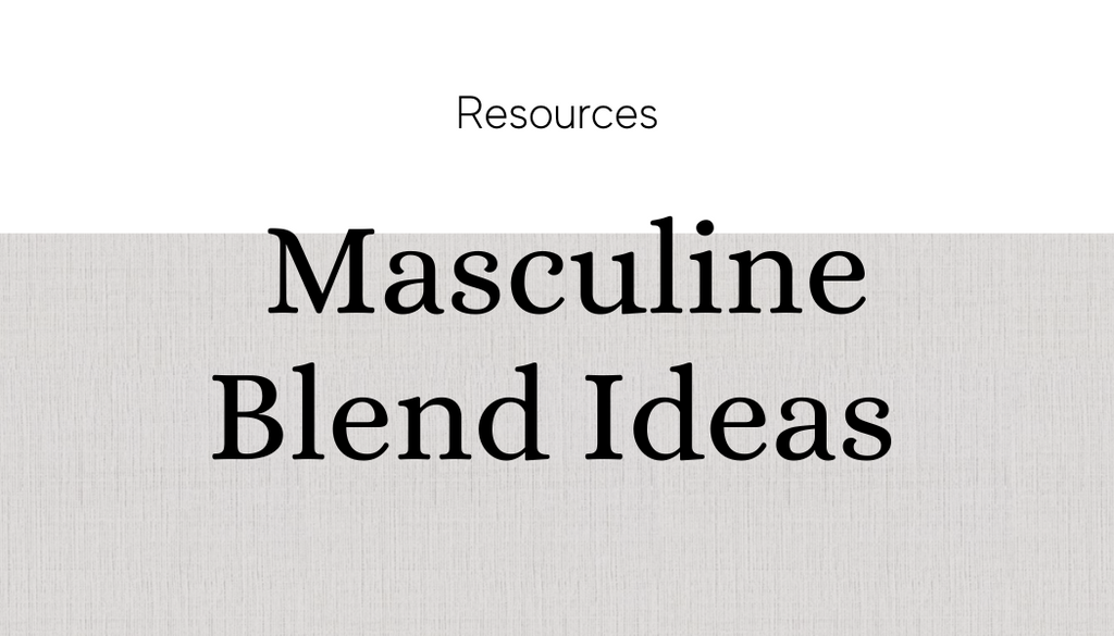 MWFC Masculine Oil Blend Ideas