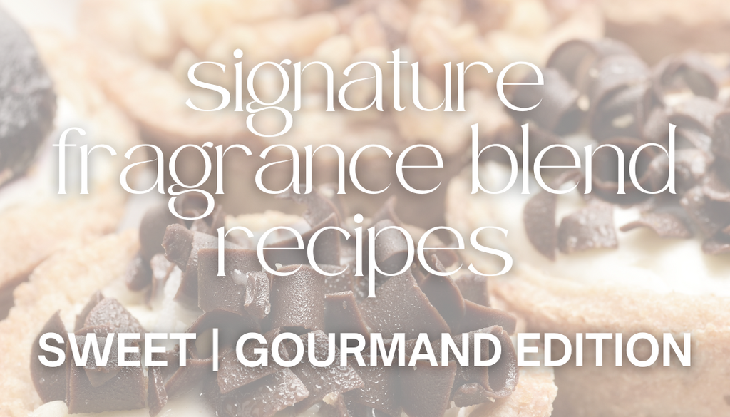 gourmand fragrance blend ideas