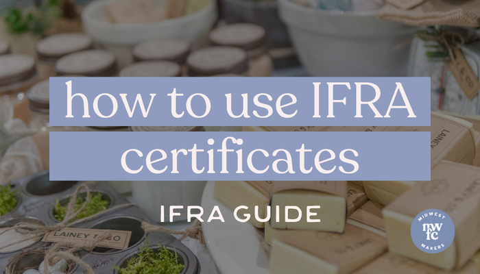 how to use ifra certificates