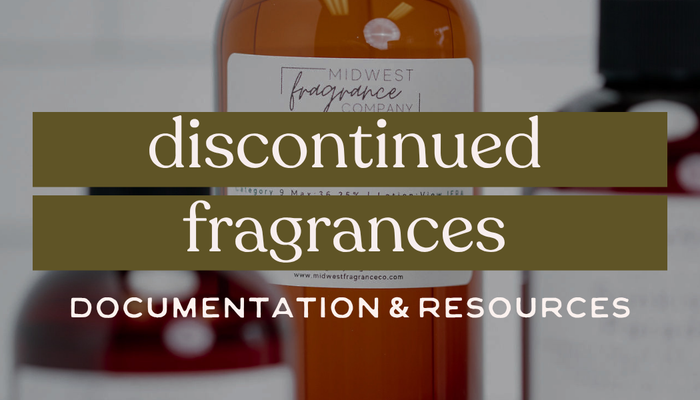 Discontinued Fragrance | Documentation & Resources