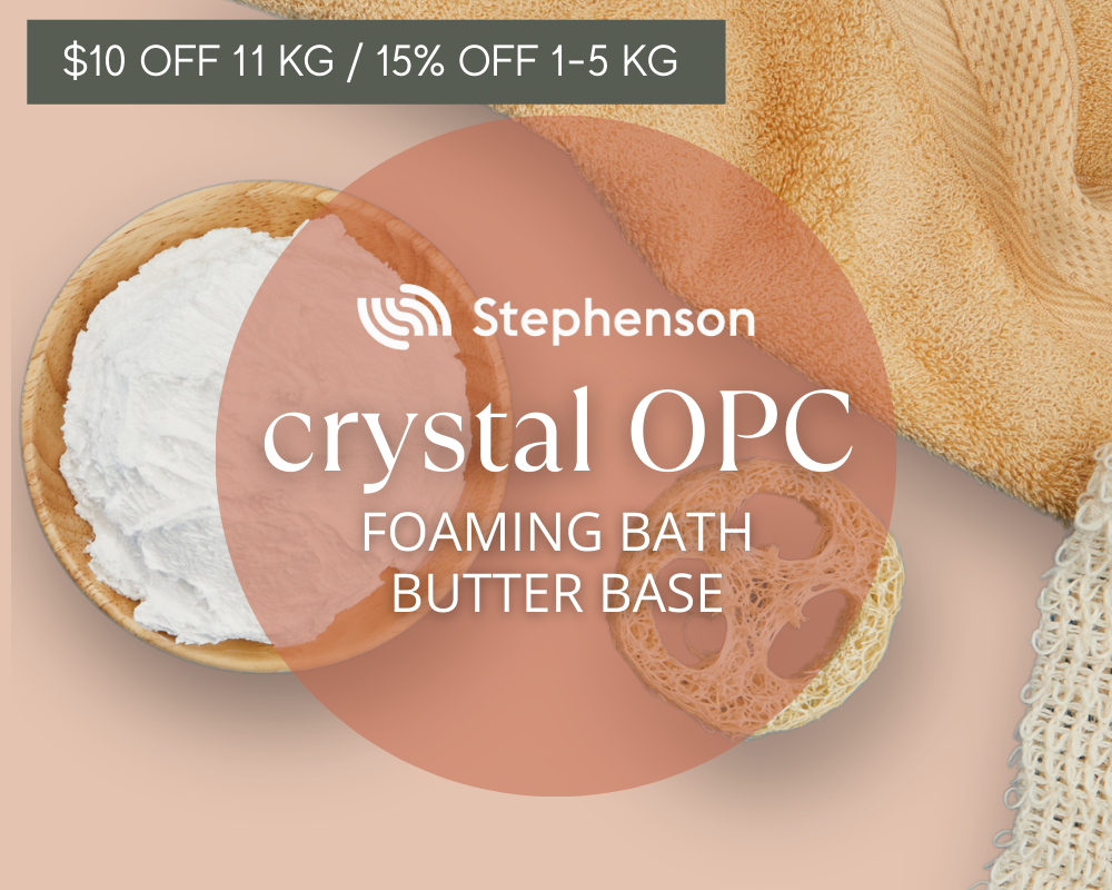 Stephenson Crystal OPC | Foaming Bath Butter Base