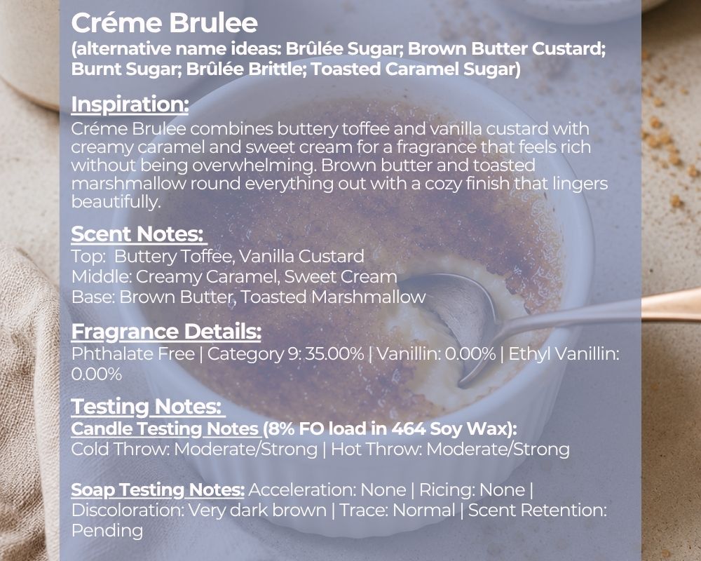 Crème Brulee - Fragrance Oil