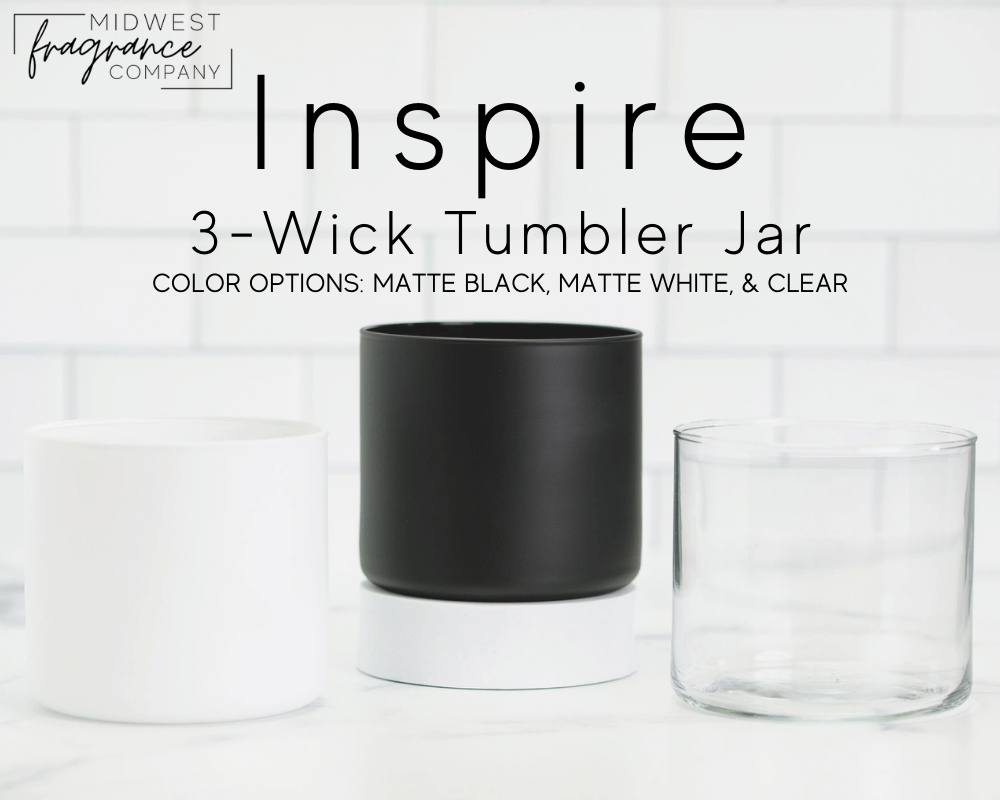 Inspire 3-Wick Tumbler Jar