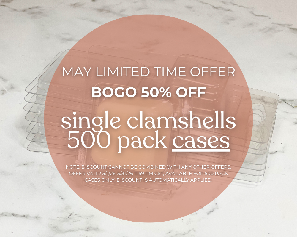 Single Cavity Clamshell Molds | For Wax Melts