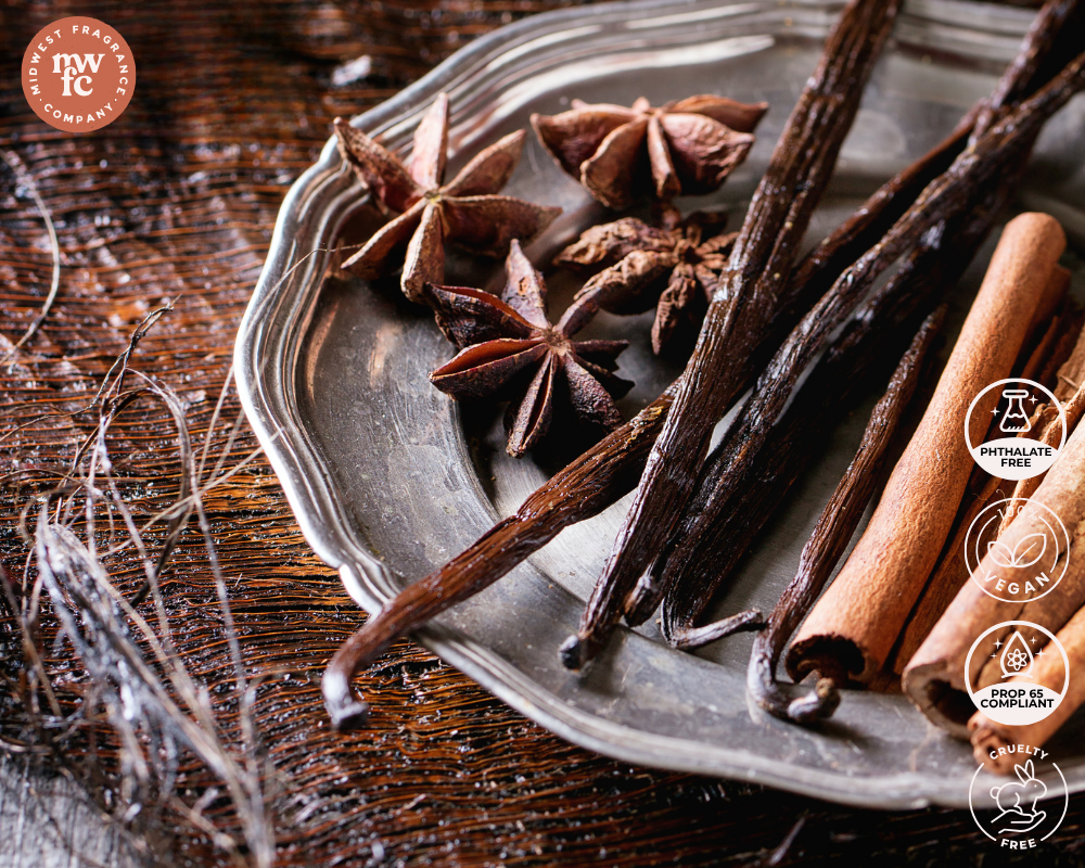 Spiced Vanilla + Cinnamon - Fragrance Oil