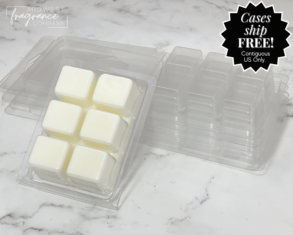 6 Cavity Clamshell Molds (Discontinued Version) | For Wax Melts